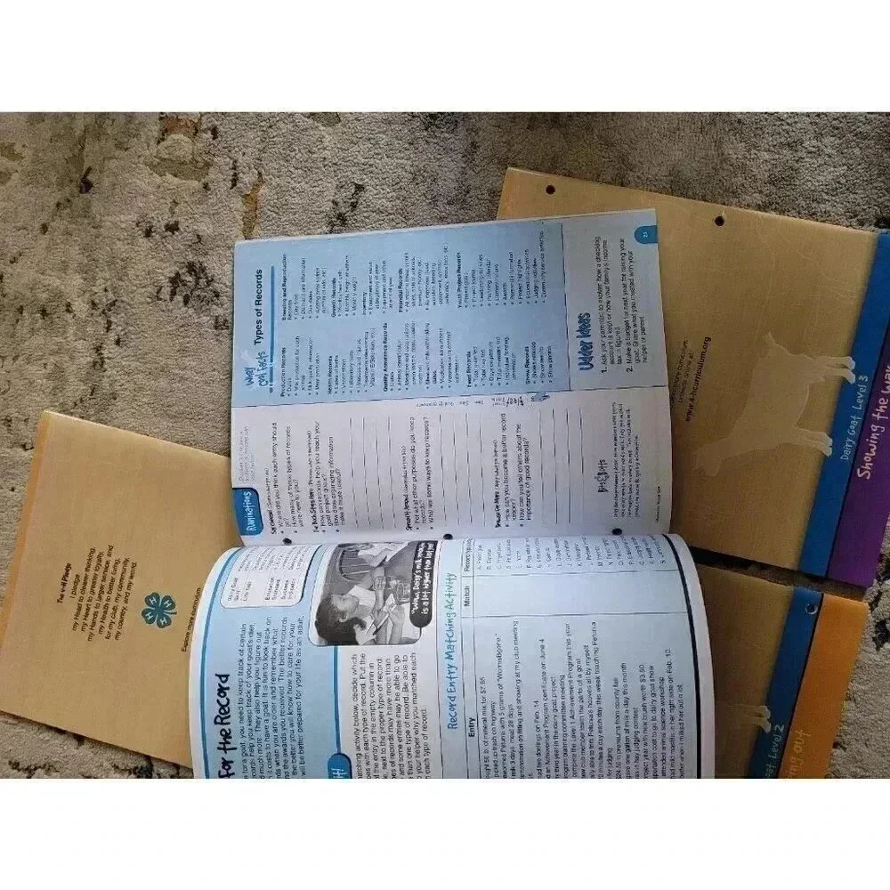 4-H‎ dairy goat project activities book 1, 2, 3 and guide #3